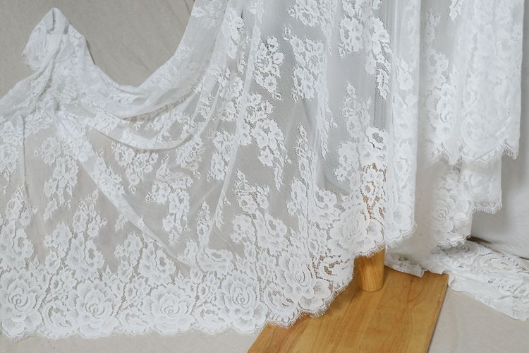 Eyelash Chantilly Lace Width 100cm CHL0009-Lace Fabric Shop