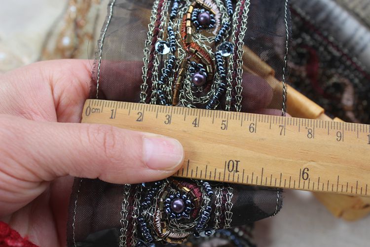 Tulle Beaded Lace Trimming Fabrics BT0060-Lace Fabric Shop