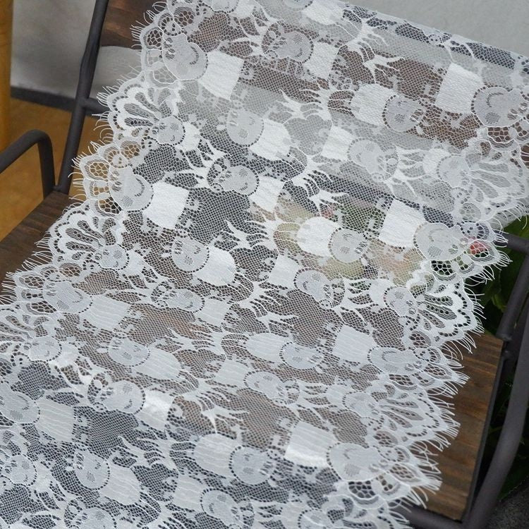 Lace Trim Width 26-43 cm LT0076-Lace Fabric Shop