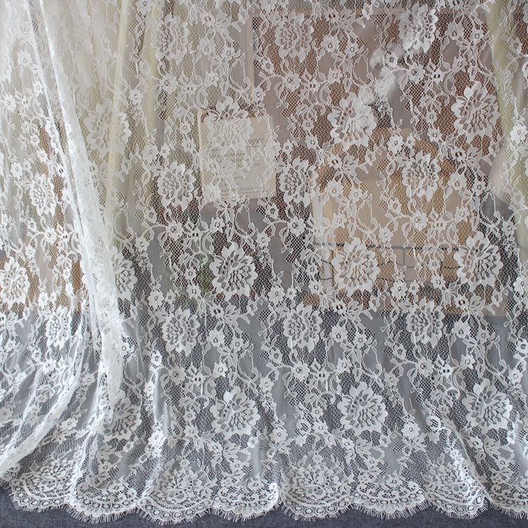 3D Wide Chantilly Lace Width 150 cm CHL0133-Lace Fabric Shop