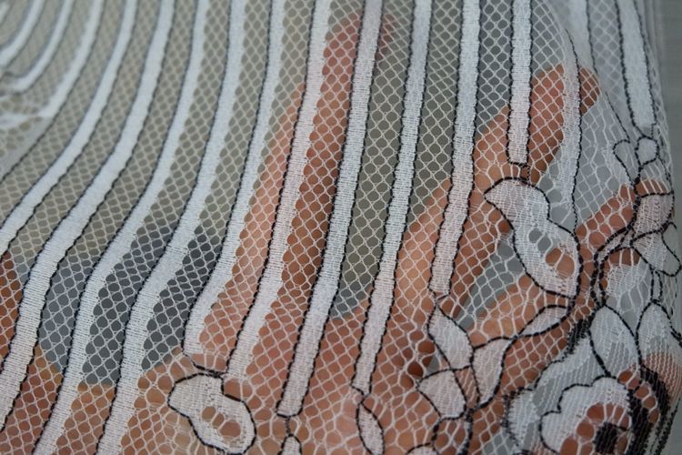 Stripe Guipure Lace Width 150 cm GL0003-Lace Fabric Shop