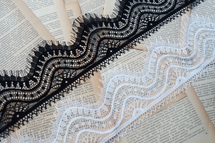 3D Lace Trim Fabric Width 10-21 cm LT0207-Lace Fabric Shop