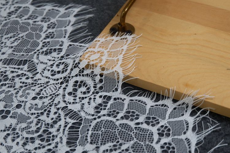 Chantilly Lace Trim Width 41 cm LT0052-Lace Fabric Shop