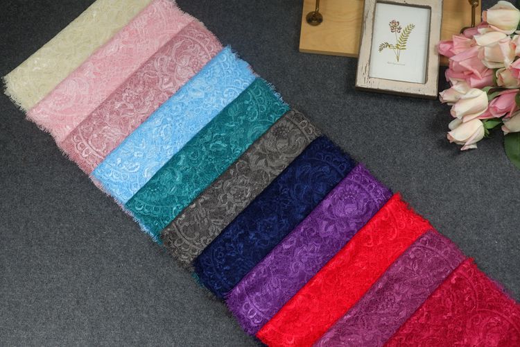 Shiny Lace Trim Fabric Width 30-32 cm CL0070-Lace Fabric Shop