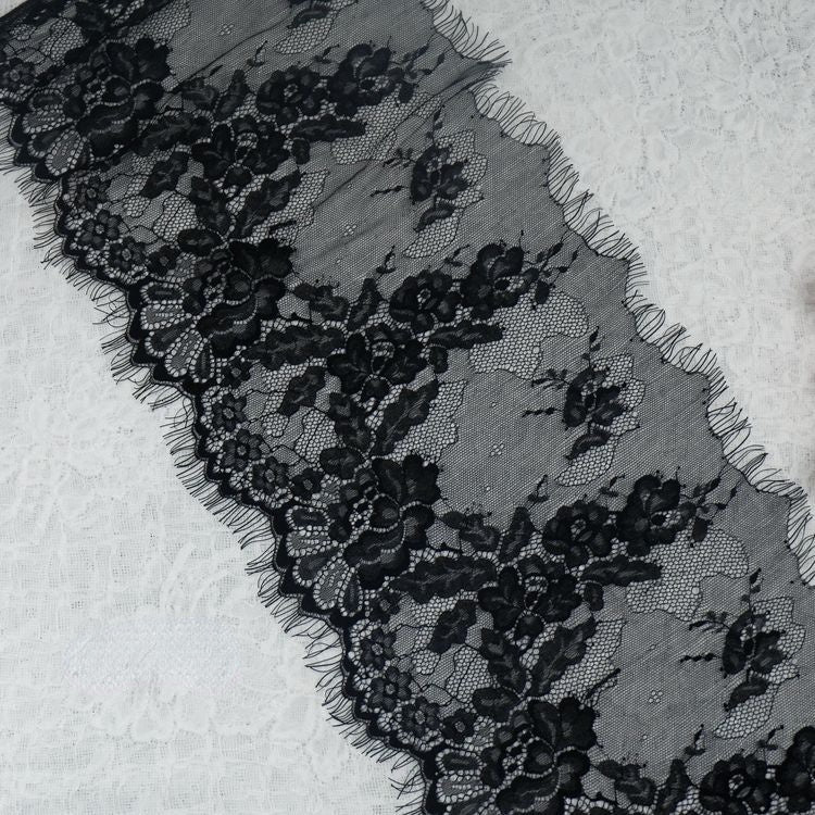 Shine Lace Materials Trim Width 25 cm LT0295-Lace Fabric Shop