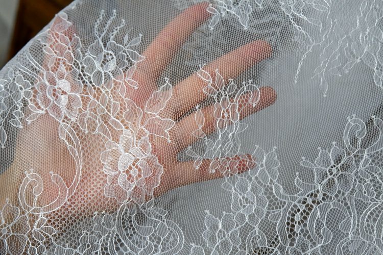 Chantilly Lace Trim Width 62-65 cm CHL0062-Lace Fabric Shop