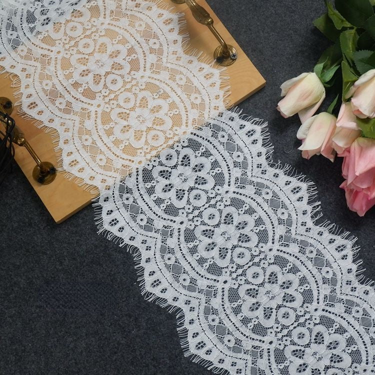 3D Lace Trim Fabric Width 17-24 cm LT0195-Lace Fabric Shop