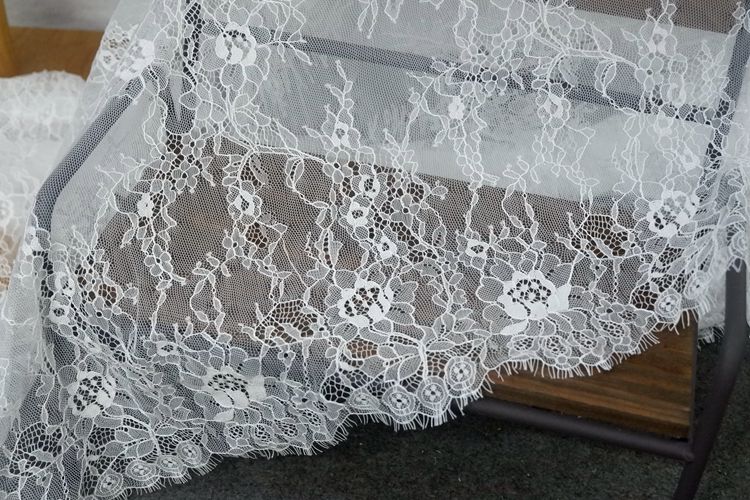 Chantilly Lace Clothing Fabric Width 150 cm CHL0103-Lace Fabric Shop