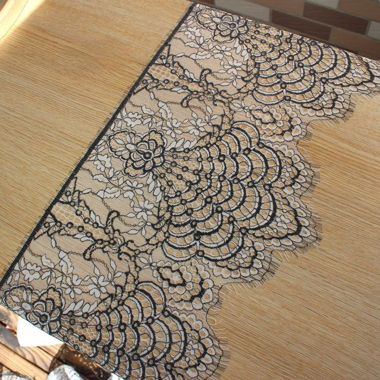 Guipure Lace Trim Width 25-28 cm LT0073-Lace Fabric Shop