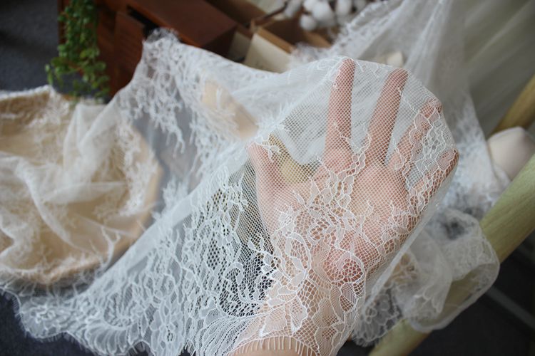 Summer Eyelash Lace Trim Width 47 cm LT0367-Lace Fabric Shop