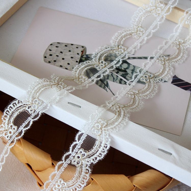 Neckline Tulle Lace Trim Width 1-2 cm TF0061-Lace Fabric Shop