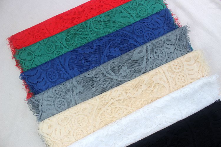Colors Lace Trimming Width 33 cm CL0040-Lace Fabric Shop
