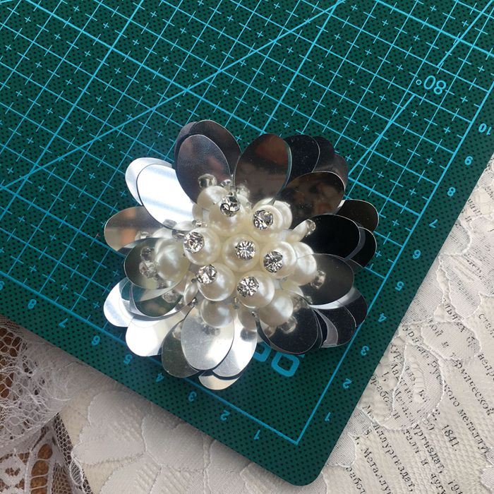 Beaded Floral Bag DIY Accessories BA0081-Lace Fabric Shop