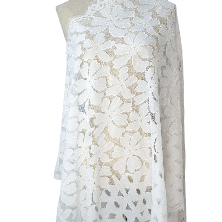 Dress 3D Floral Lace Fabric Width 75 cm GL0067-Lace Fabric Shop