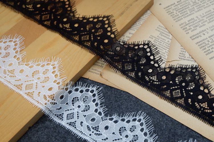 Lace Trim Hair Decoration Width 6-8 cm LT0283-Lace Fabric Shop