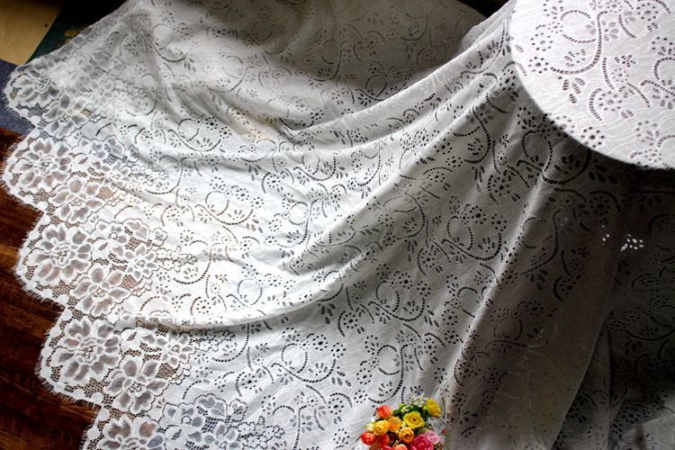 Cotton Eyelet Fabric Width 150 cm EF0002