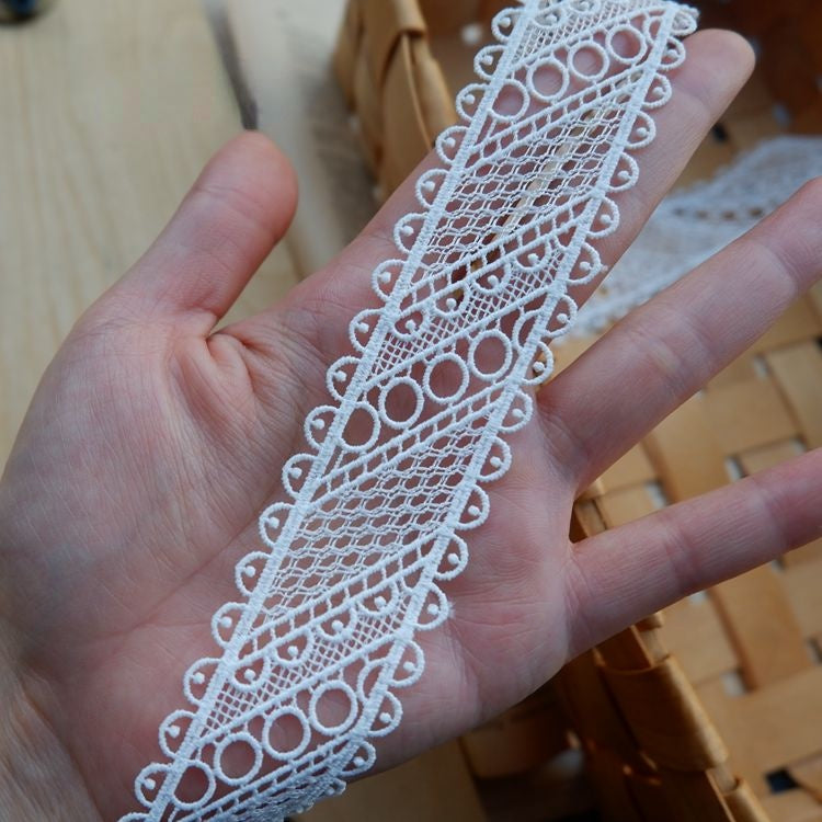 Guipure Lace Trims Width 2-4 cm LT0176-Lace Fabric Shop