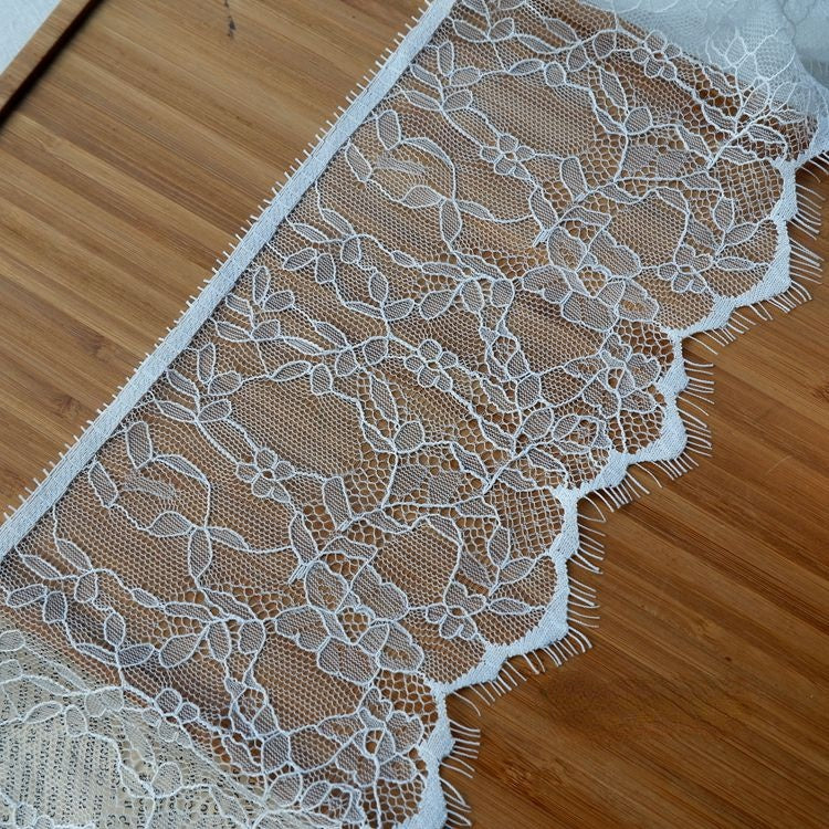 Eyelash Lace Trim Width 12-14 cm LT0085-Lace Fabric Shop