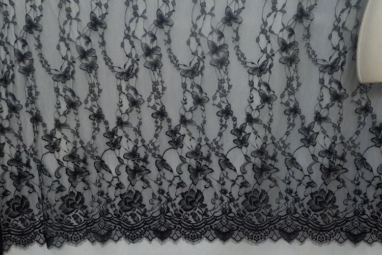 Butterfly Guipure Lace Width 150 cm GL0042-Lace Fabric Shop