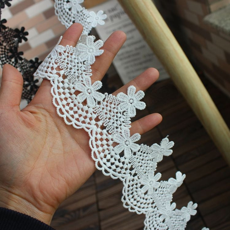 Hollow Floral Sewing Lace Trim Width 5 cm LT0349-Lace Fabric Shop