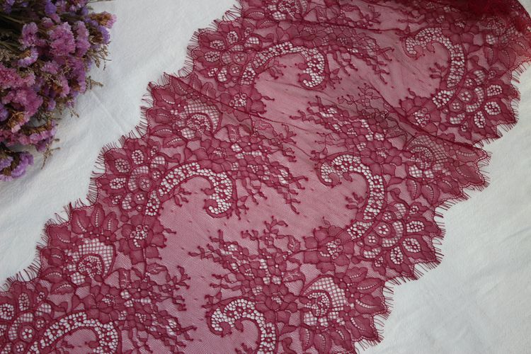 French Color Lace Trim Width 33-35 cm CL0020-Lace Fabric Shop