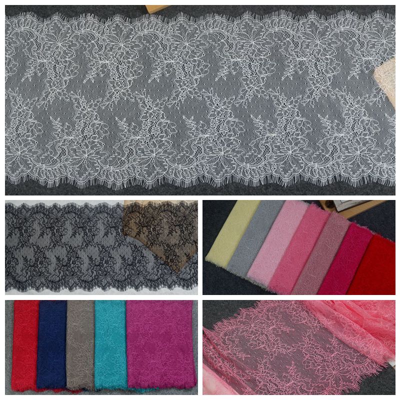 Color Lace Trim Width 23-25 cm CL0027-Lace Fabric Shop