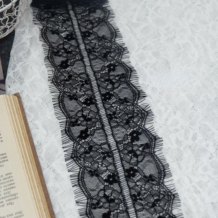 Chantilly Lace Trim Width 4-14 cm LT0060-Lace Fabric Shop