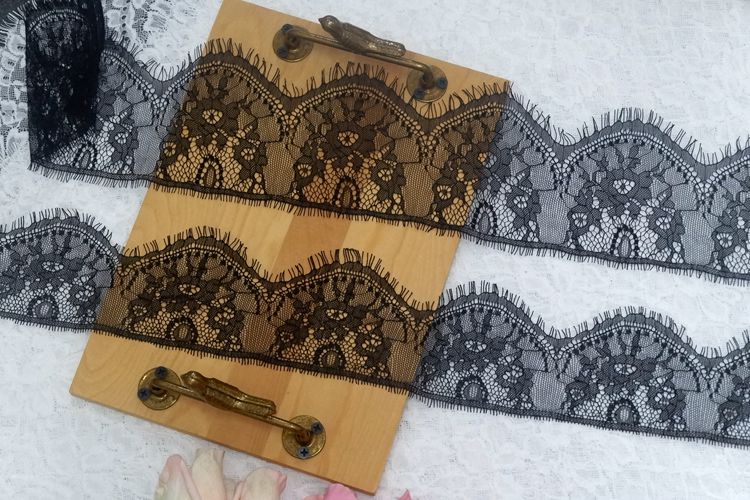 Eyelash Lace Trim Width 8-12 cm LT0059-Lace Fabric Shop