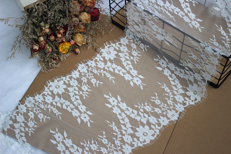 Eyelash Lace Trim Sewing Fabric Width 32 cm LT0325-Lace Fabric Shop