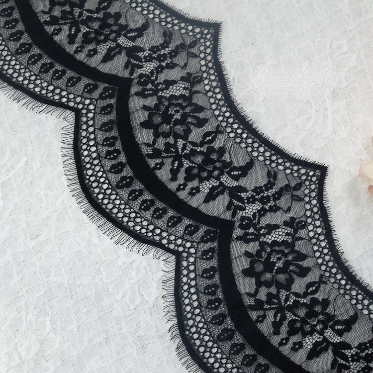 French Chantilly Lace Trim Width 20 cm LT0279-Lace Fabric Shop