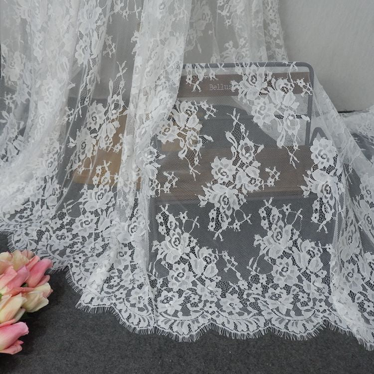 Evening Dress Chantilly Lace Width 150 cm CHL0102-Lace Fabric Shop