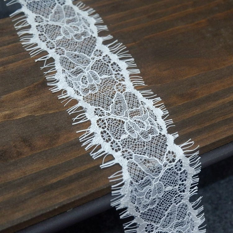 Eyelash Lace Trim Width 4-8 cm LT0009-Lace Fabric Shop