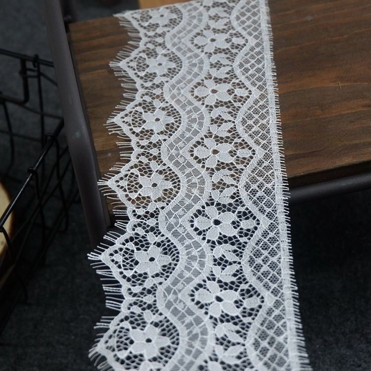 Chantilly Lace Trimming Width 10-12 cm LT0217-Lace Fabric Shop