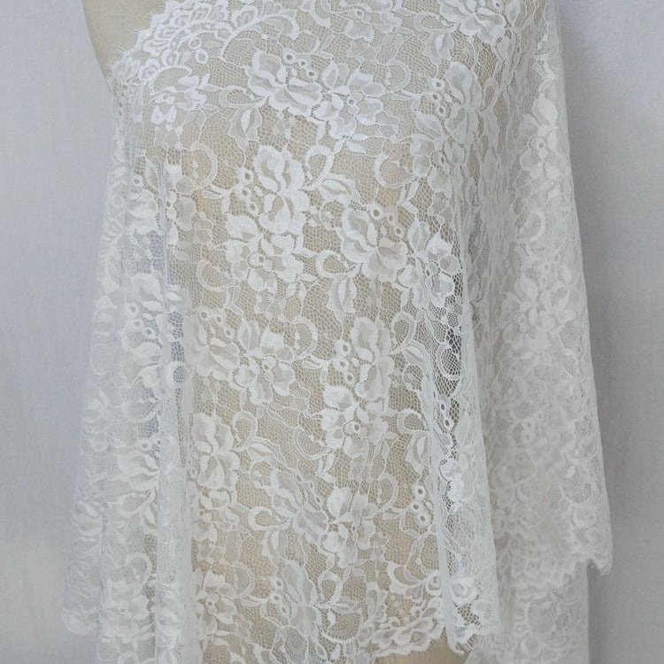Veil Chantilly Lace Fabrics Width 56 cm CHL0081