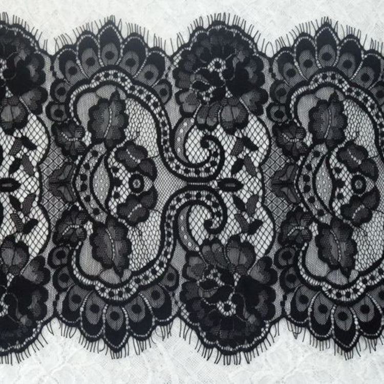 Eyelash Lace Veil Trim Fabric Width 30 cm LT0281-Lace Fabric Shop