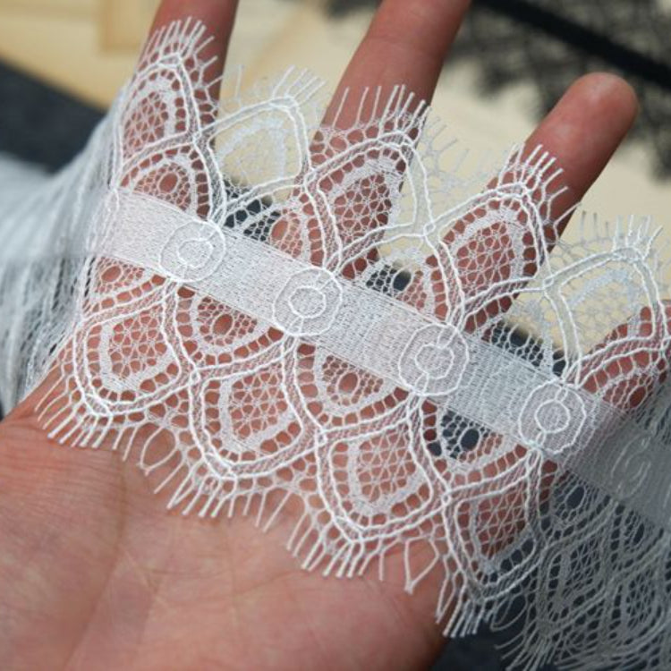 Lace Trim Hair Decoration Width 6-8 cm LT0283-Lace Fabric Shop
