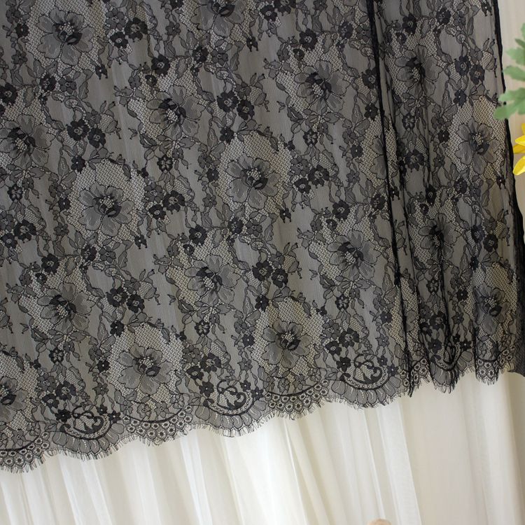 Wide Hollow Chantilly Lace Width 150 cm CHL0136-Lace Fabric Shop