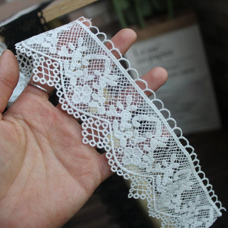 Hollow Flower Lace Trim Fabric Width 6 cm LT0344-Lace Fabric Shop