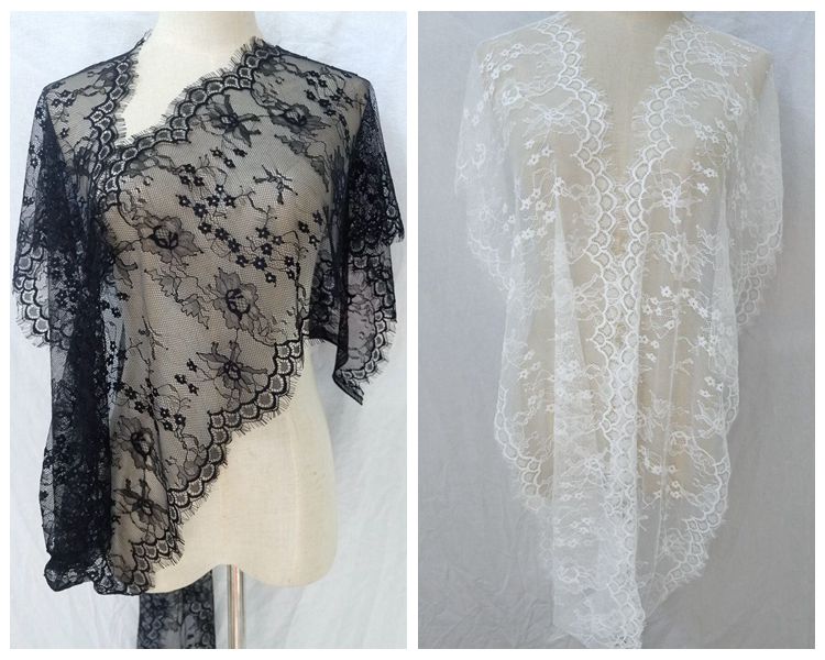 Eyelash Lace Trim Width 17-36 cm LT0058-Lace Fabric Shop