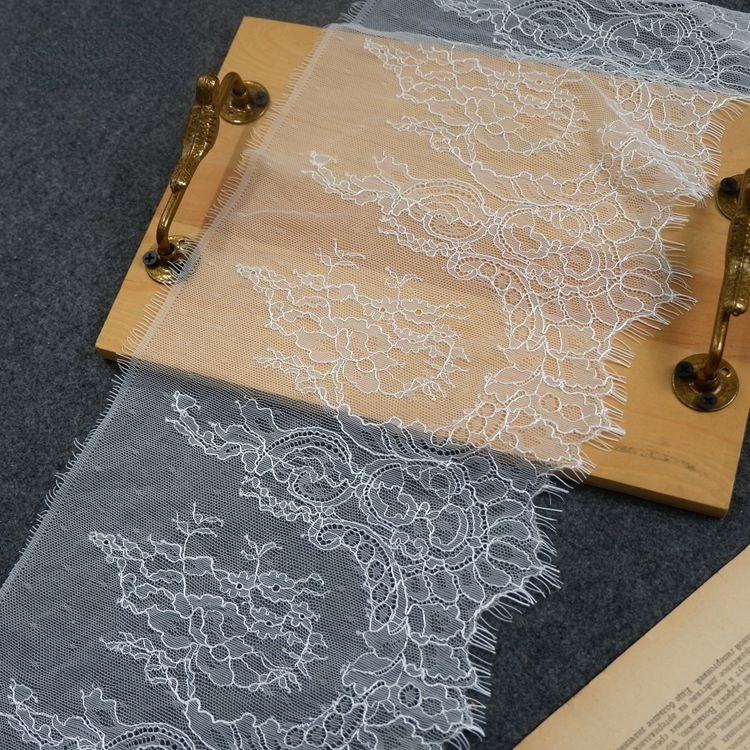 Chantilly Color Lace Width 22 cm CL0003-Lace Fabric Shop