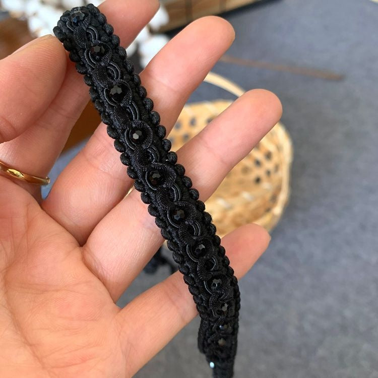 Hollow Beaded Wedding Lace Trim BT0118-Lace Fabric Shop