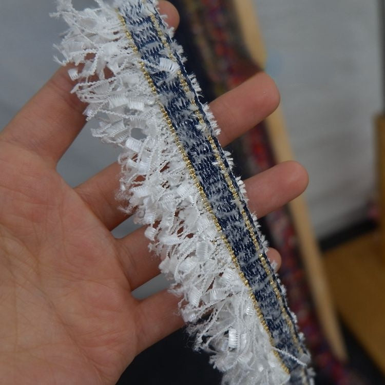 Colorful Fringe Lace Trim Width 3.5 cm CL0061-Lace Fabric Shop