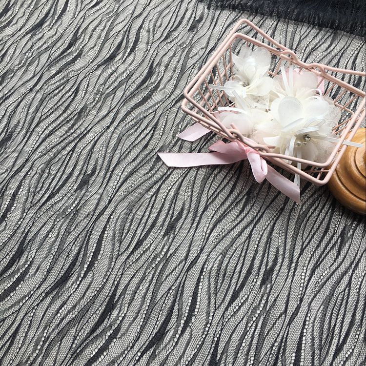 Wave Tulle Fabrics Width 150cm TF0049-Lace Fabric Shop
