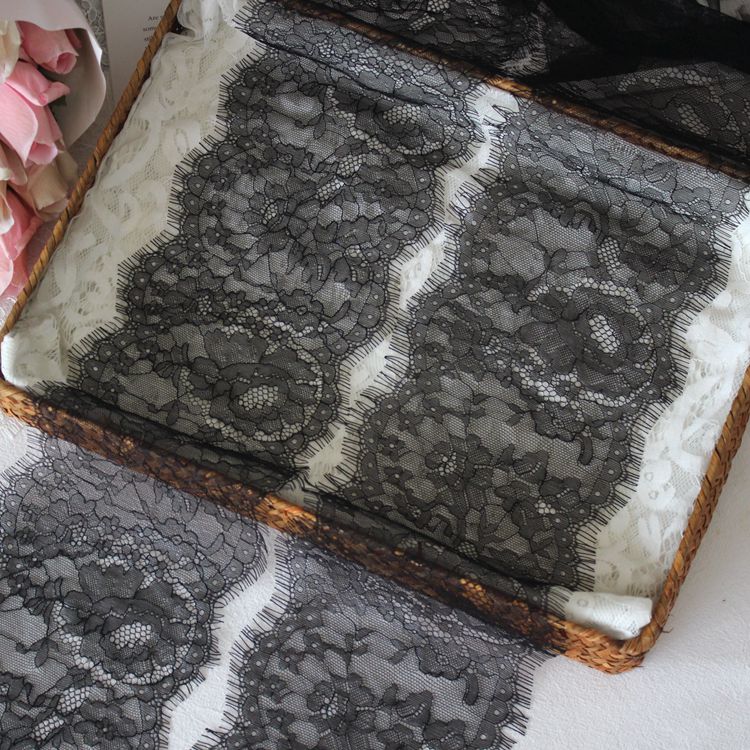 Cuff Sewing Laces Trim Width 14-16 cm LT0352-Lace Fabric Shop