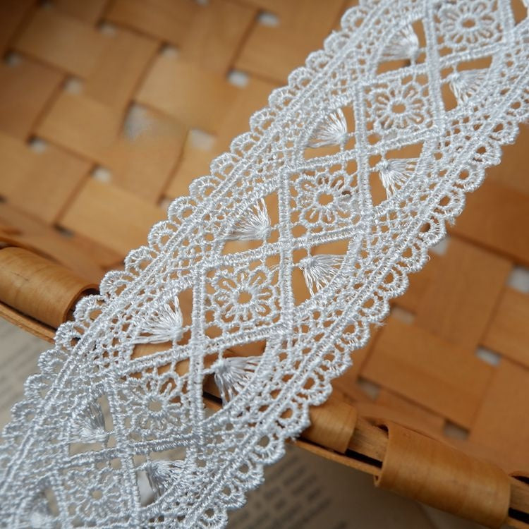 Guipure Lace Trim Fabric Width 3-4 cm LT0211-Lace Fabric Shop