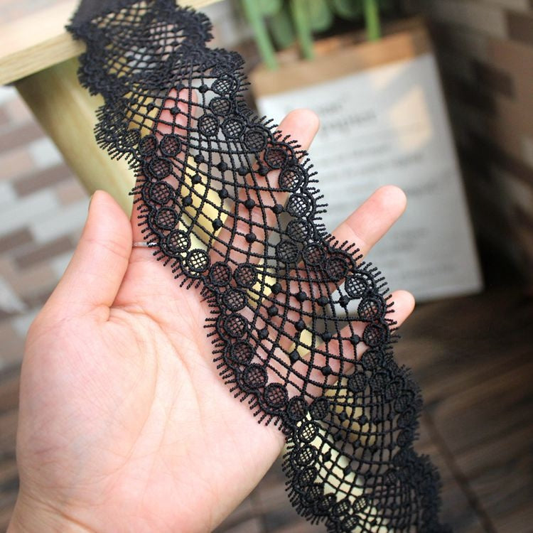 Wedding Dress Geometric Lace Trim Width 6 cm LT0342-Lace Fabric Shop