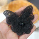 4#Black Butterfly 7x6cm