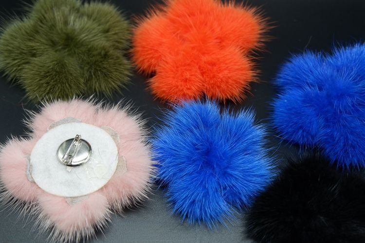 Fur Brooch Bag Hat Decoration Material BA0108-Lace Fabric Shop