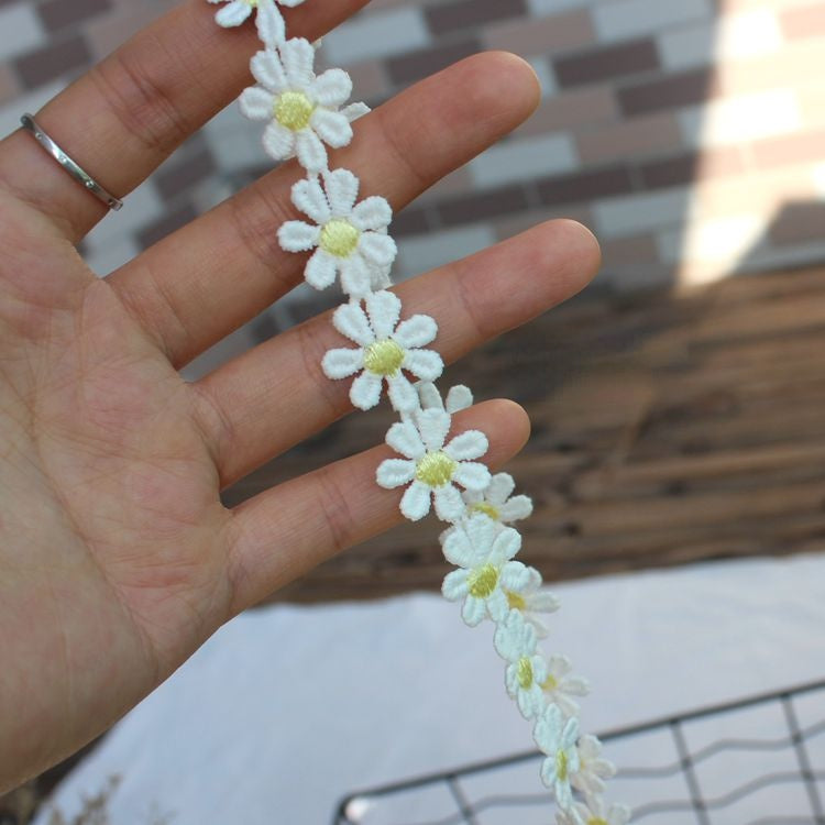 Color Floral Lace Trim Width 1-3 cm CL0047-Lace Fabric Shop