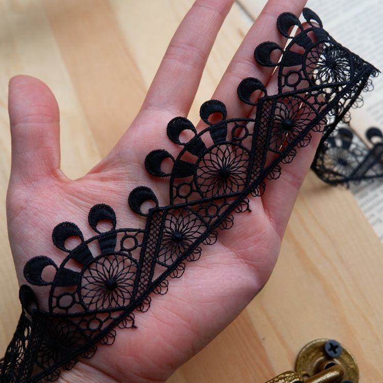 Narrow Lace Trim Width 2-5 cm LT0177-Lace Fabric Shop